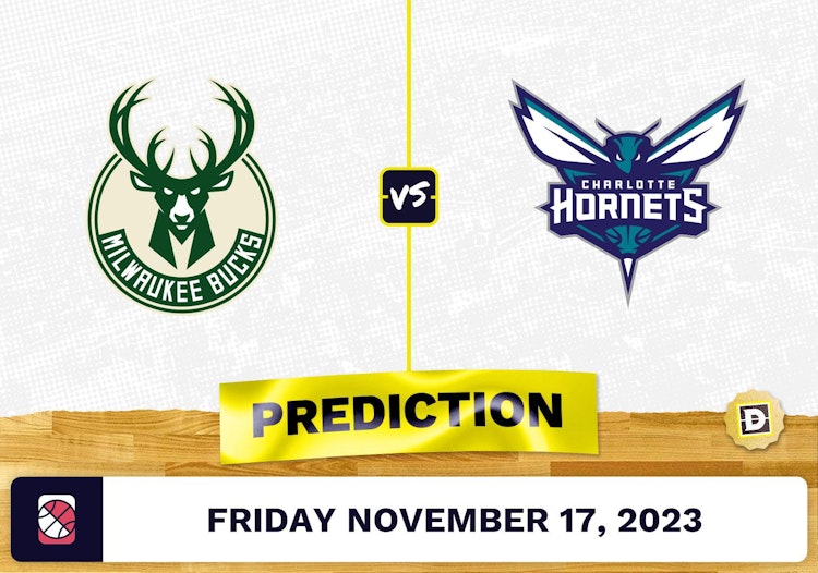 Bucks vs. Hornets Prediction and Odds - November 17, 2023