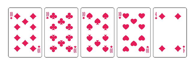 Four of a Kind Poker Hand