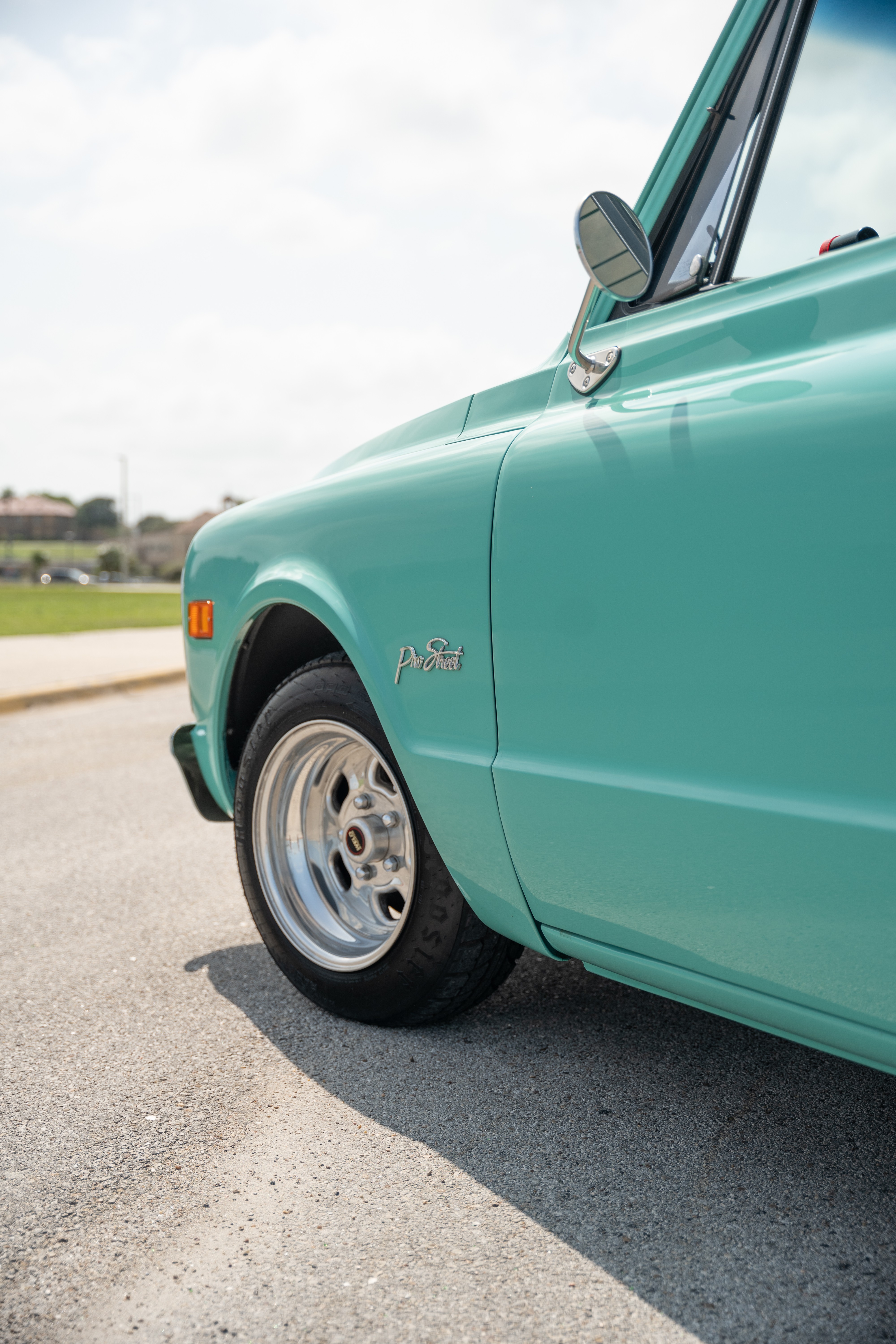 Pro Street modified 1968 Chevrolet C10 pickup.