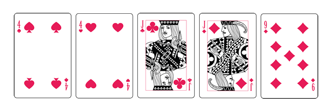 Two Pairs Poker Hand