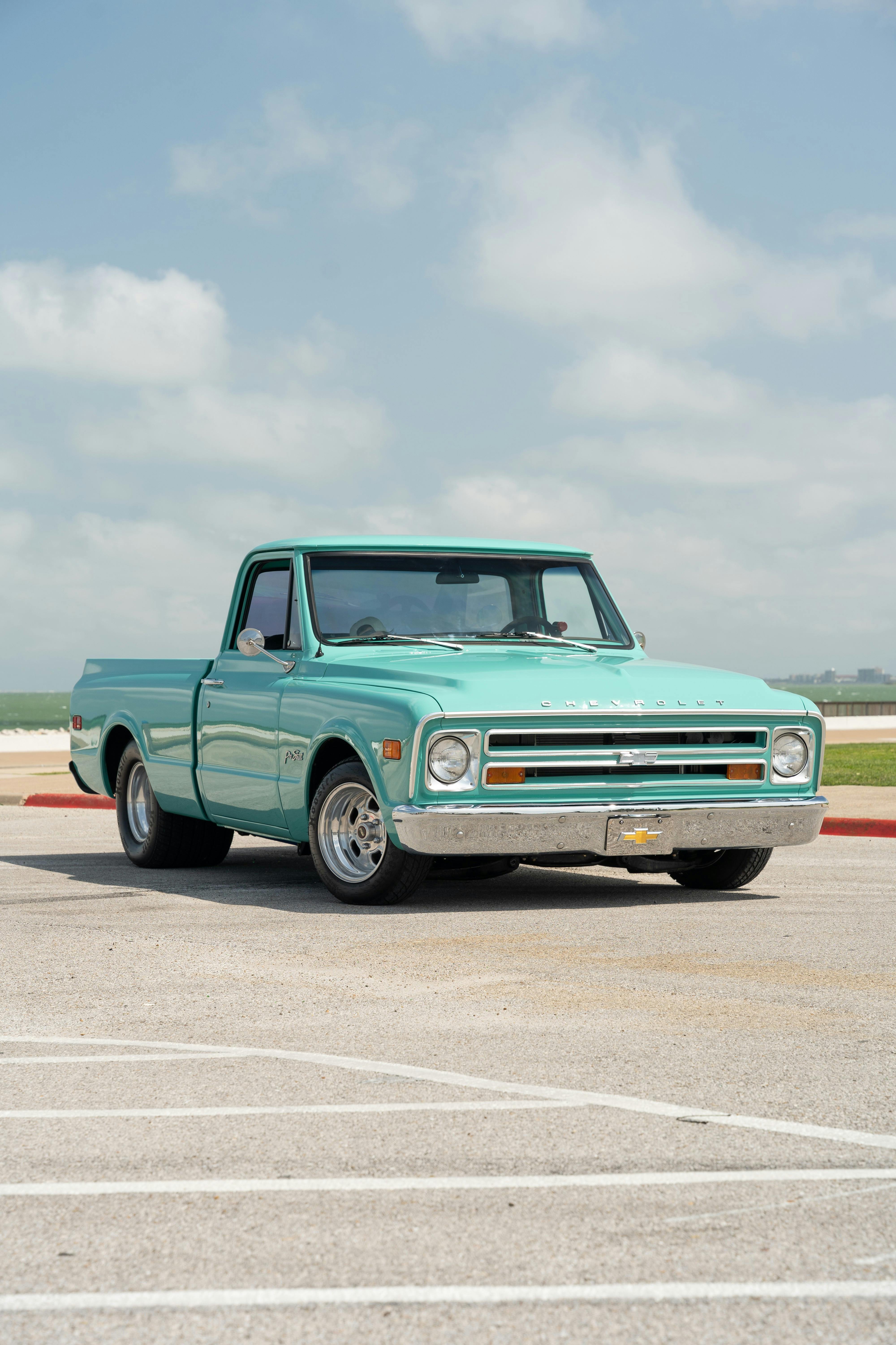 Pro Street modified 1968 Chevrolet C10 pickup.