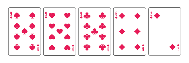 Full House Poker Hand