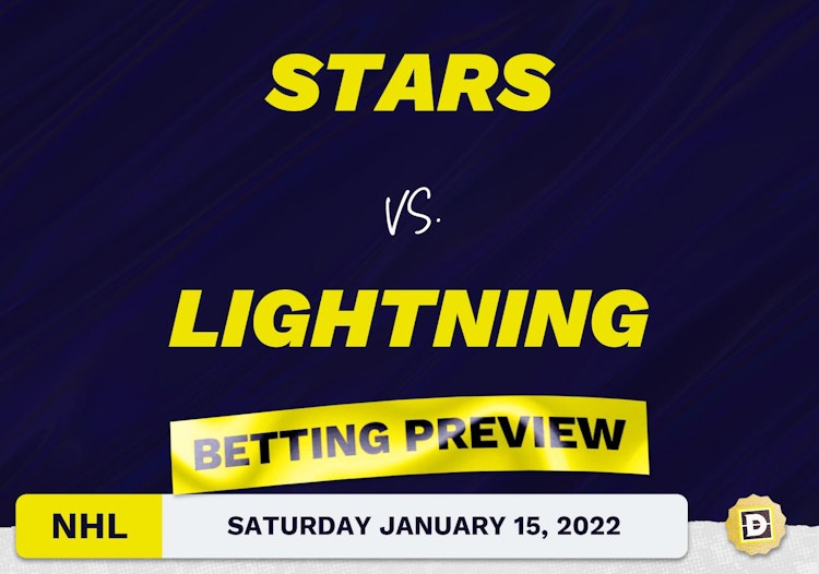 Stars vs. Lightning Predictions and Odds - Jan 15, 2022