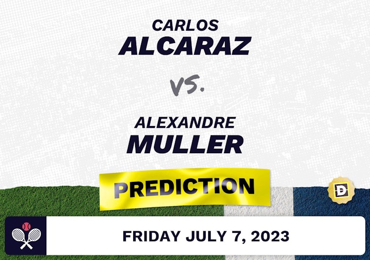 Carlos Alcaraz vs. Alexandre Muller Prediction - Wimbledon 2023