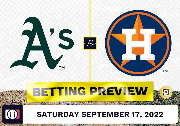 Athletics vs. Astros Prediction and Odds - Sep 17, 2022