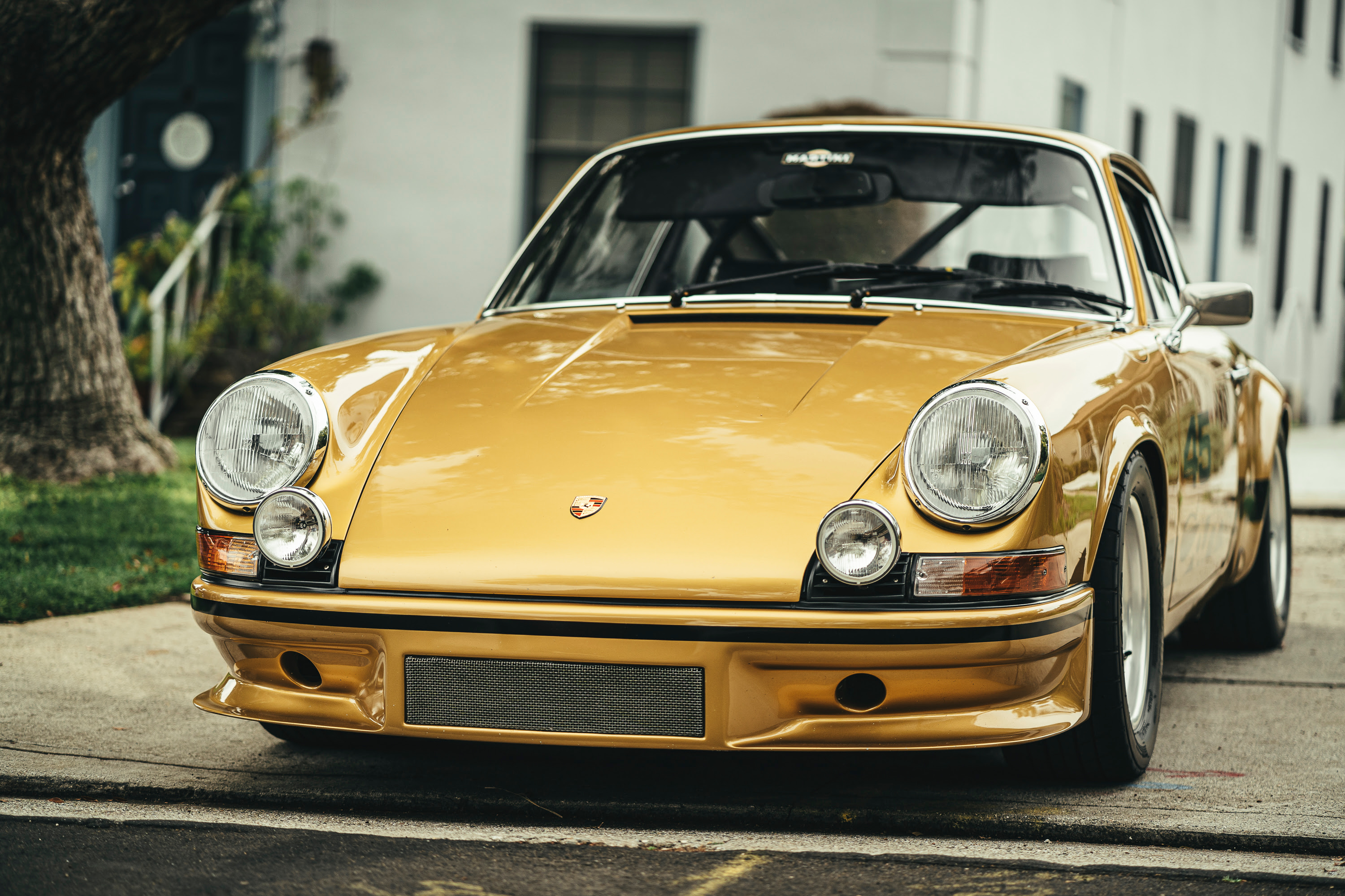 Gold 911 at the Sierra Madre Collection open house.