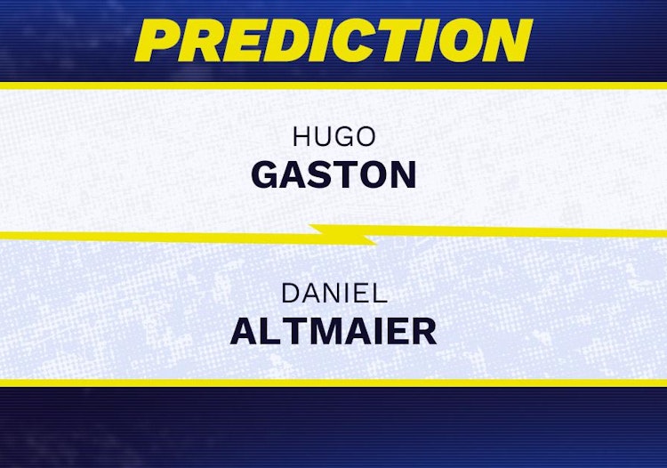 Hugo Gaston vs Daniel Altmaier Tennis Prediction.