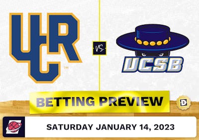 UC Riverside vs. UC Santa Barbara CBB Prediction and Odds - Jan 14, 2023
