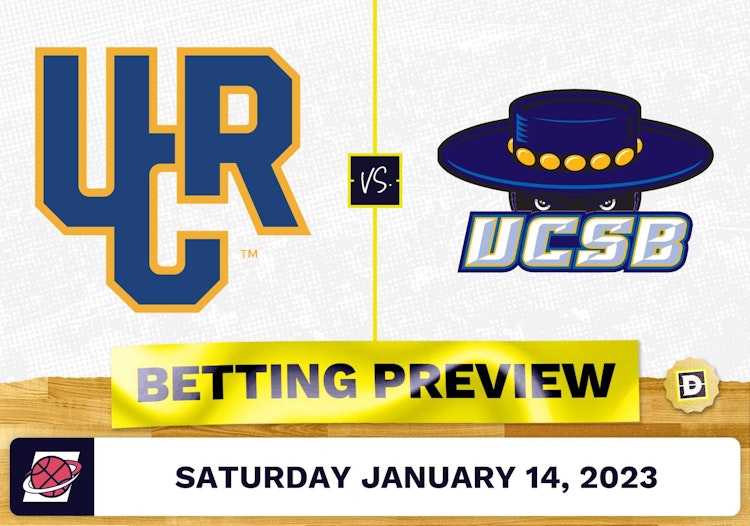 UC Riverside vs. UC Santa Barbara CBB Prediction and Odds - Jan 14, 2023