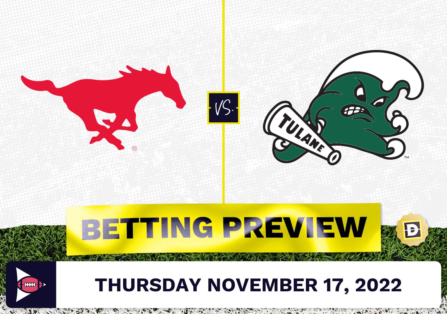 Southern Methodist vs. Tulane CFB Prediction and Odds - Nov 17, 2022