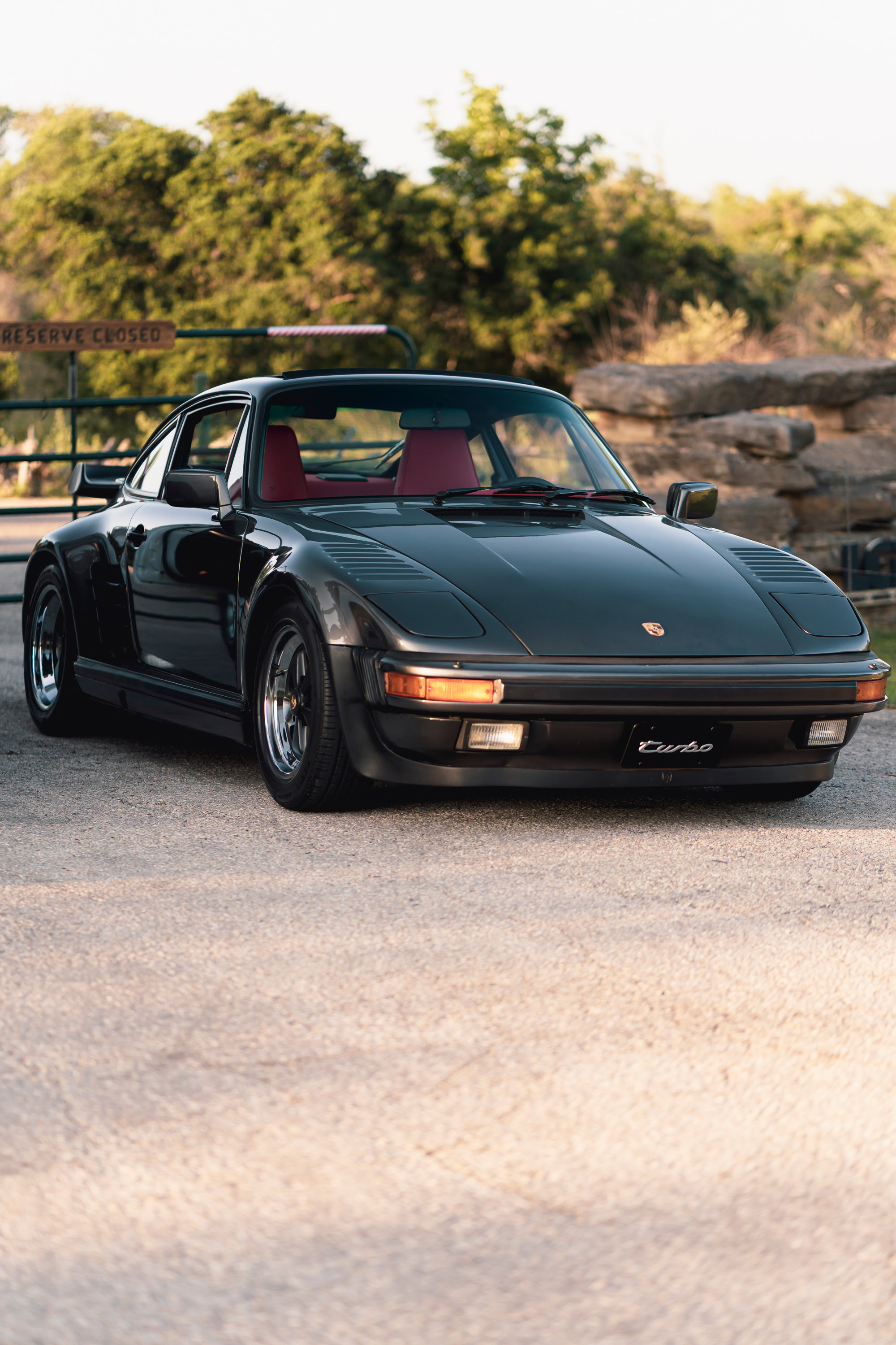 Driving a 930 Slantnose through Dripping Springs, TX.