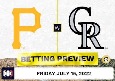 Pirates vs. Rockies Prediction and Odds - Jul 15, 2022