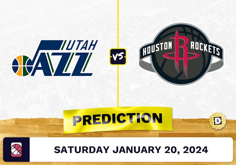 Utah Jazz vs. Houston Rockets Prediction, Odds, NBA Picks [1/20/2024]