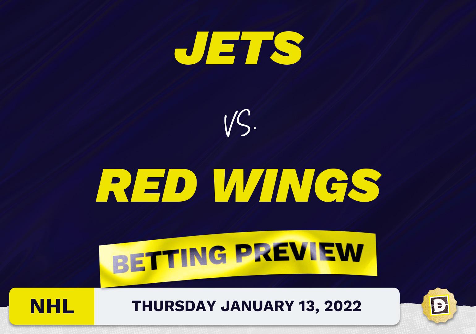 Jets vs. Red Wings Predictions and Odds - Jan 13, 2022