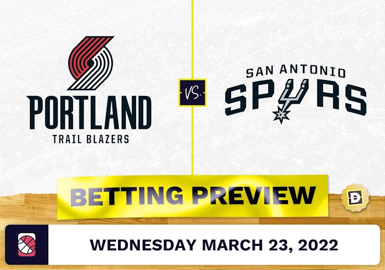 Spurs vs. Trail Blazers Predictions and Odds - Mar 23, 2022