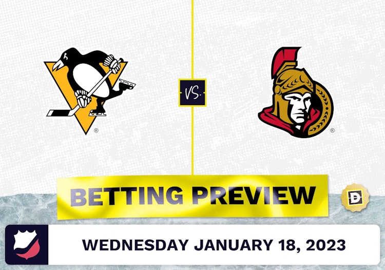 Penguins vs. Senators Prediction and Odds - Jan 18, 2023