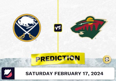 Buffalo Sabres vs. Minnesota Wild Prediction, Odds, NHL Picks [2/17/2024]