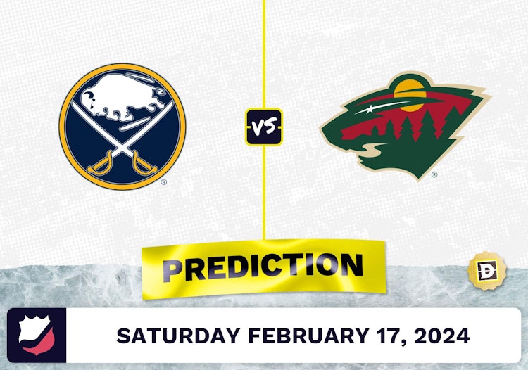 Buffalo Sabres vs. Minnesota Wild Prediction, Odds, NHL Picks [2/17/2024]
