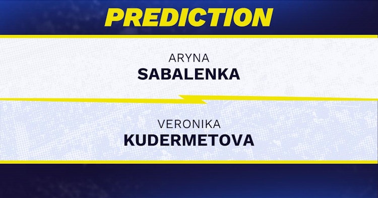 Aryna Sabalenka vs Veronika Kudermetova Tennis Prediction.