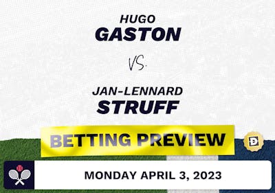 Hugo Gaston vs. Jan-Lennard Struff Predictions - Apr 3, 2023