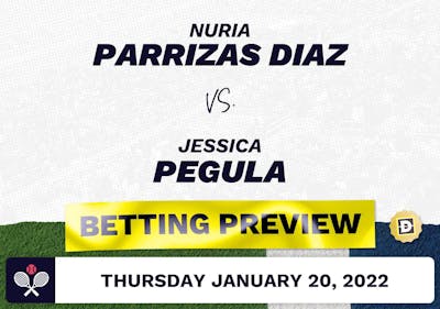 Nuria Parrizas Diaz vs. Jessica Pegula Predictions - Jan 20, 2022