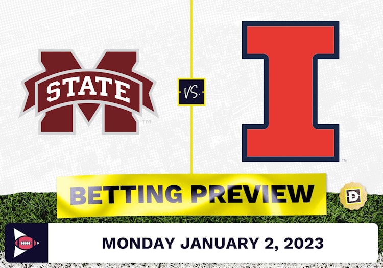 Mississippi State vs. Illinois CFB Prediction and Odds - Jan 2, 2023