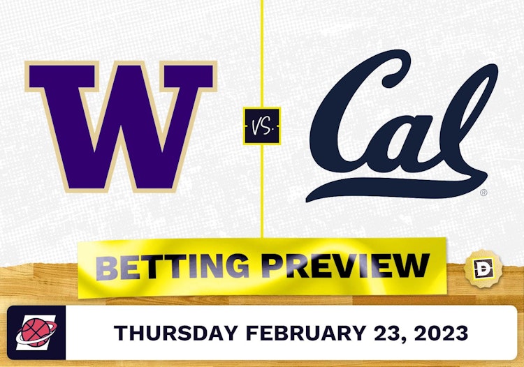 Washington vs. California CBB Prediction and Odds - Feb 23, 2023