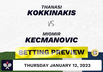 Thanasi Kokkinakis vs. Miomir Kecmanovic Predictions - Jan 12, 2023
