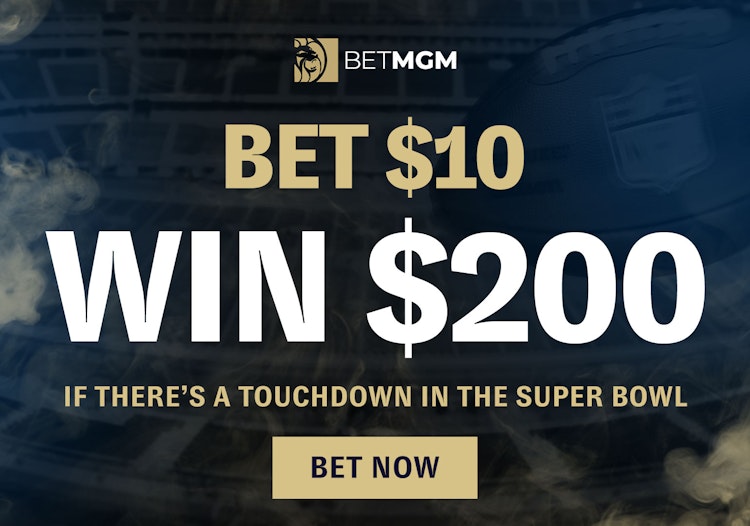 BetMGM Super Bowl LVI Promo: Bet $10, Win $200 if There's a TD