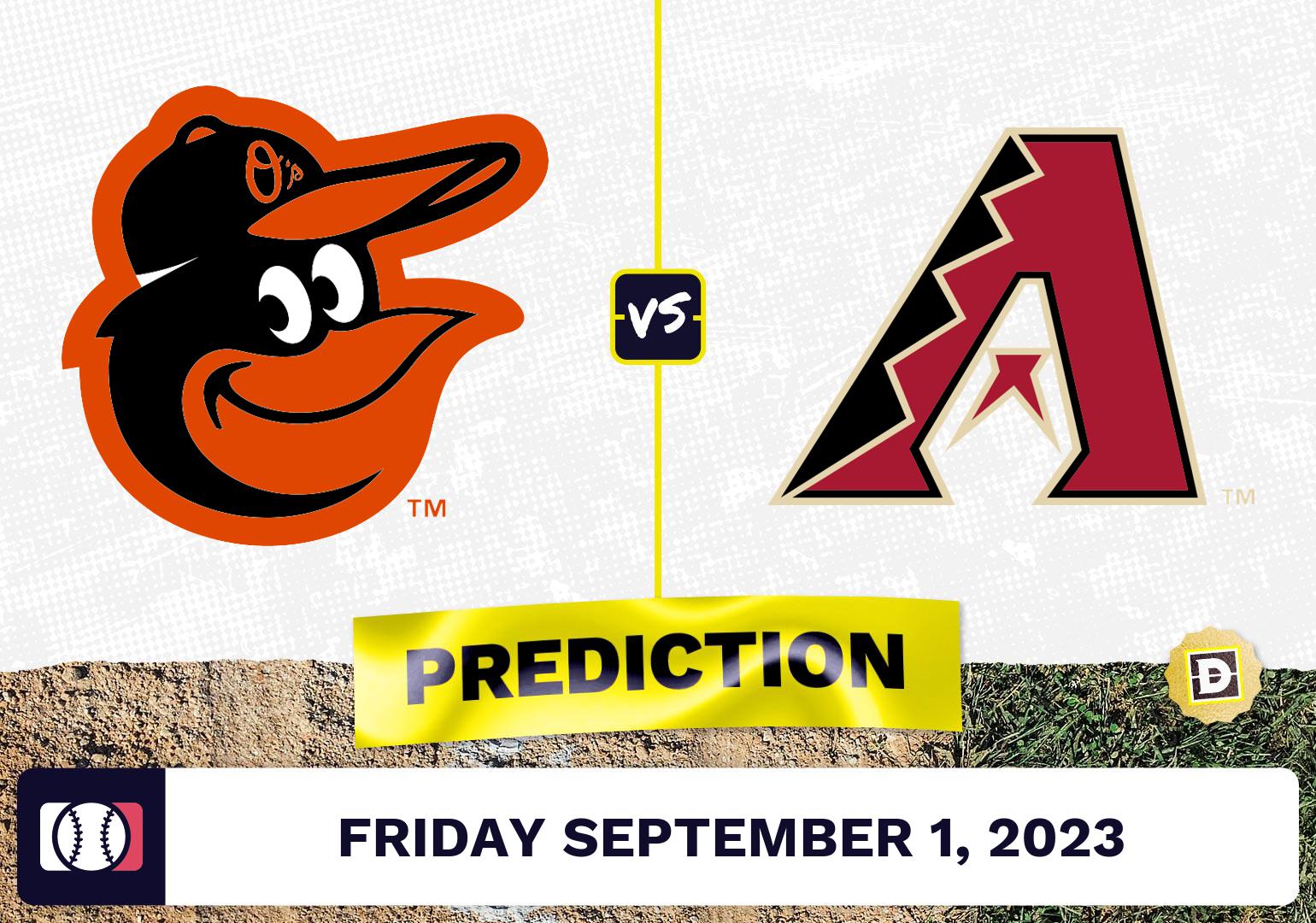 Orioles vs. Diamondbacks Prediction for MLB Friday [9/1/2023]