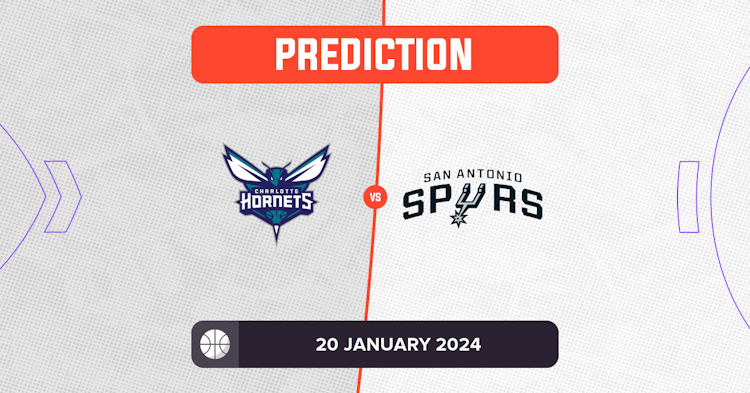 Hornets vs Spurs Prediction and NBA Tips 20 January 2024