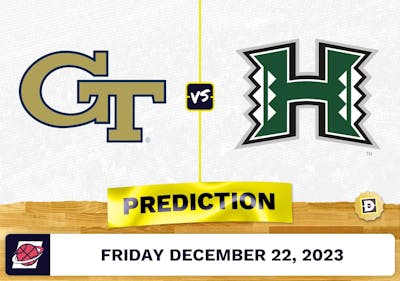 Georgia Tech vs. Hawaii Prediction, Odds, College Basketball Picks  [12/22/2023]