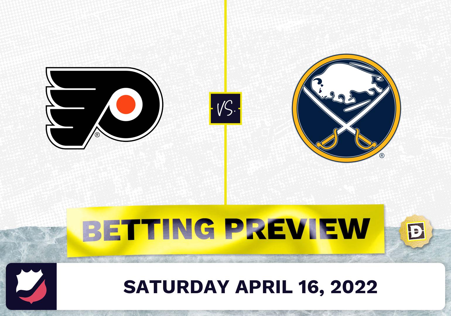 Flyers vs. Sabres Prediction and Odds - Apr 16, 2022