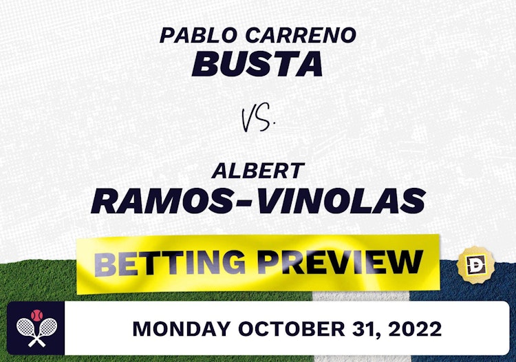 Pablo Carreno Busta vs. Albert Ramos-Vinolas Predictions - Nov 1, 2022