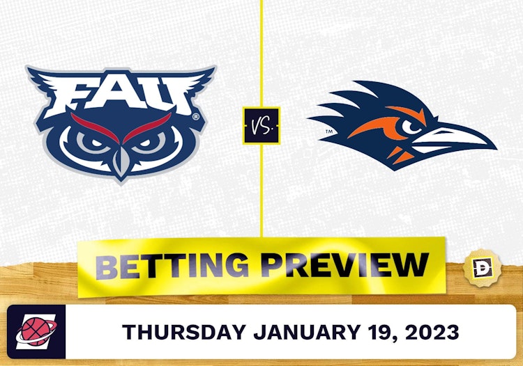 Florida Atlantic vs. UTSA CBB Prediction and Odds - Jan 19, 2023