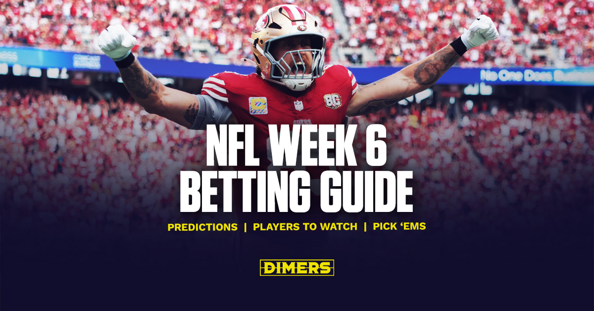 NFL Week 6 betting guide: Model backed picks, top player props and sharp Pick 'Ems