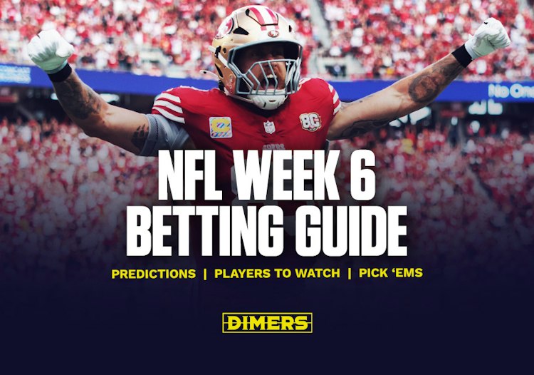 NFL betting guide for Week 6 picks and props.