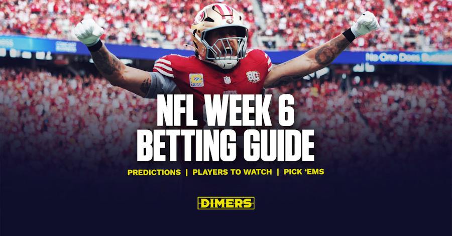 NFL Week 6 betting guide: Model backed picks, top player props and sharp Pick 'Ems