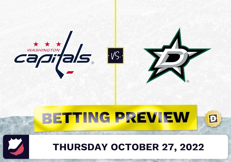 Capitals vs. Stars Prediction and Odds - Oct 27, 2022