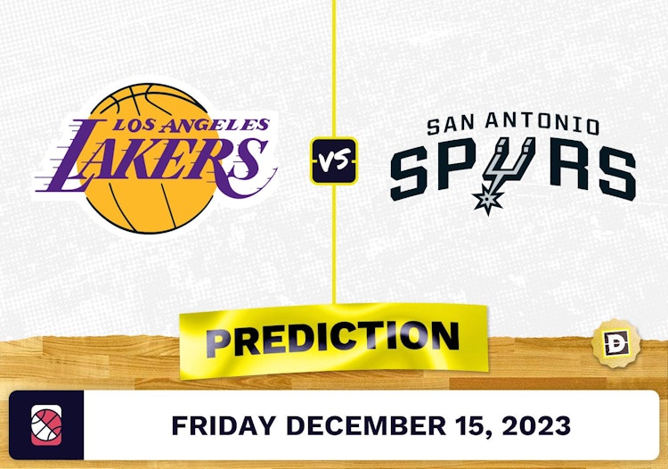 Los Angeles Lakers vs. San Antonio Spurs Prediction, Odds, Picks for NBA Friday [12/15/2023]