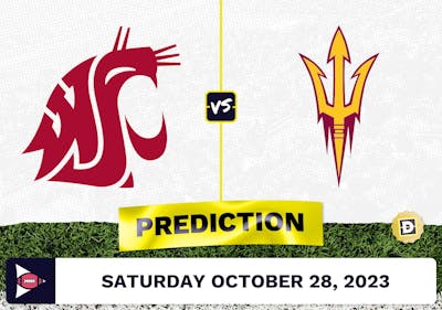 Washington State vs. Arizona State CFB Prediction and Odds - October 28, 2023