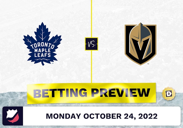 Maple Leafs vs. Golden Knights Prediction and Odds - Oct 24, 2022