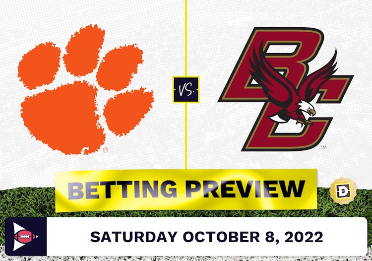 Clemson vs. Boston College CFB Prediction and Odds - Oct 8, 2022