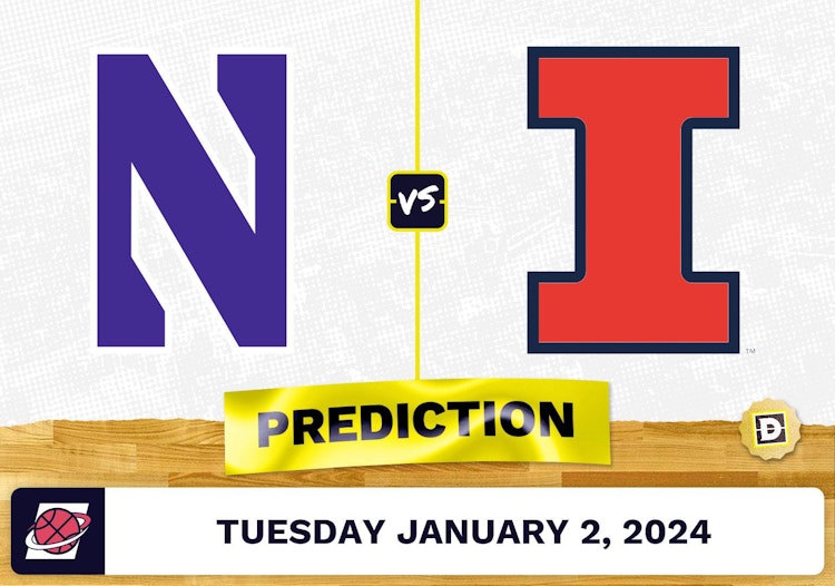 Northwestern vs. Illinois Prediction, Odds, College Basketball Picks  [1/2/2024]