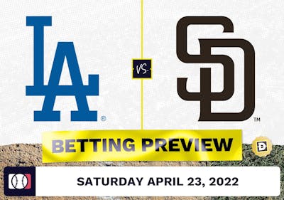 Dodgers vs. Padres Prediction and Odds - Apr 23, 2022