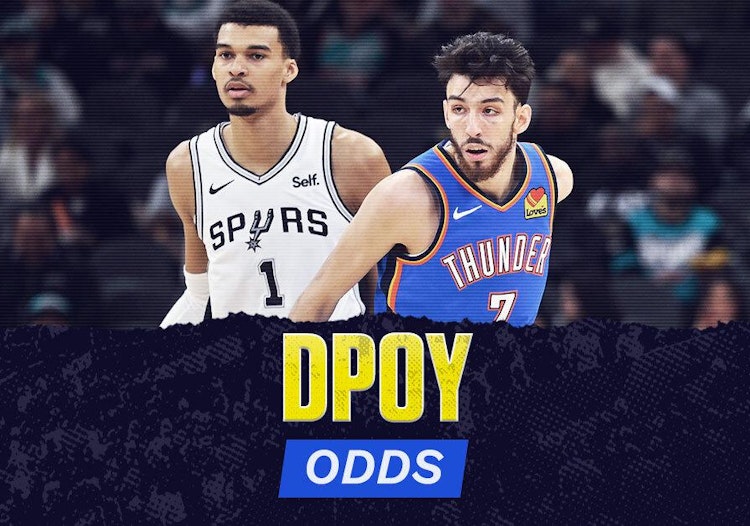 The latest Defensive Player of the Year odds as of March 10, 2026.
