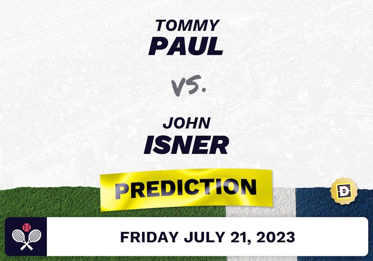 Tommy Paul vs. John Isner Prediction - Hall of Fame Open (Newport) 2023