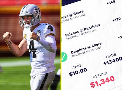 This NFL underdog parlay would've won you big cash
