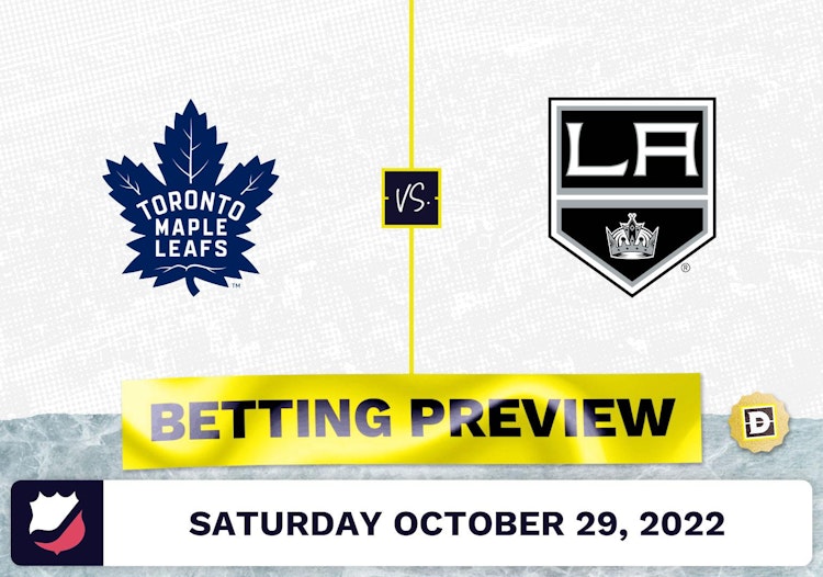 Maple Leafs vs. Kings Prediction and Odds - Oct 29, 2022