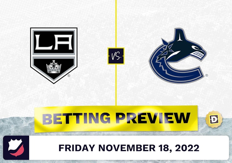Kings vs. Canucks Prediction and Odds - Nov 18, 2022